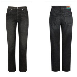 NWT $320 Daily Blue by Adriano Goldschmied High-Waisted Straight 24 BOOST